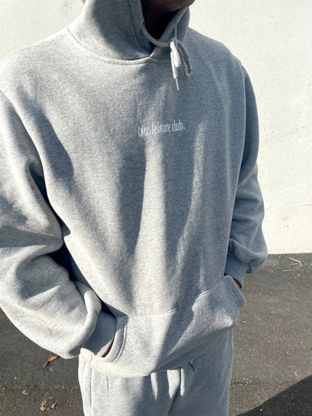 tsw leisure club - SEE THE GOOD earl grey longline hoodie