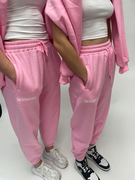 tsw leisure club - SEE THE GOOD pinky trackpants