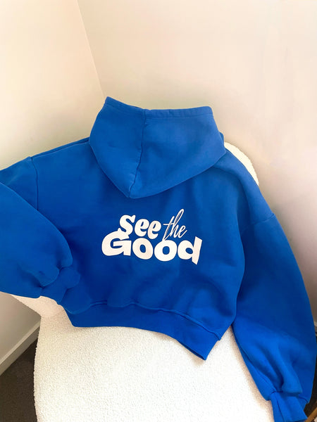 tsw leisure club - see the good' limited edition hoodie - royal blue