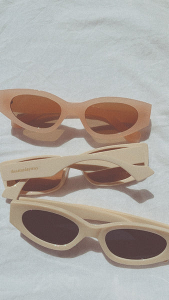 the snap shades - transparent peach