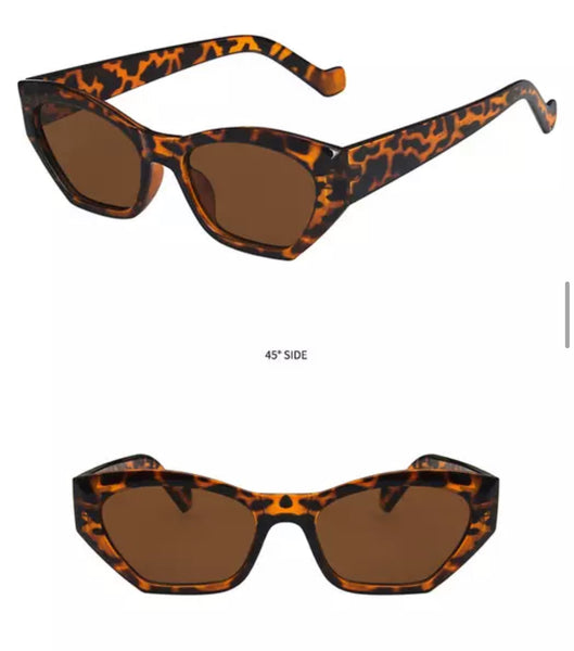 the beach day shades - leopard print