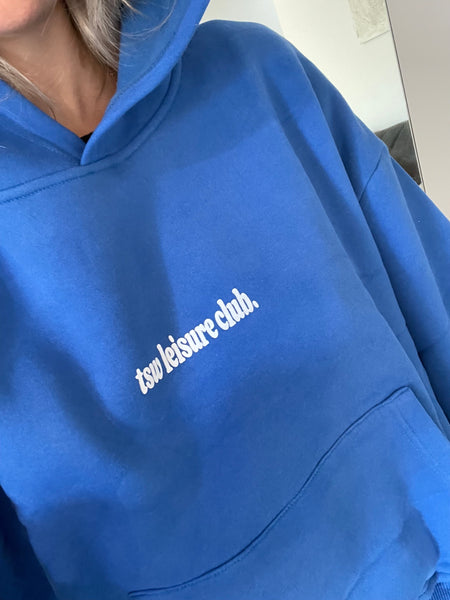 tsw leisure club - see the good' limited edition hoodie - royal blue